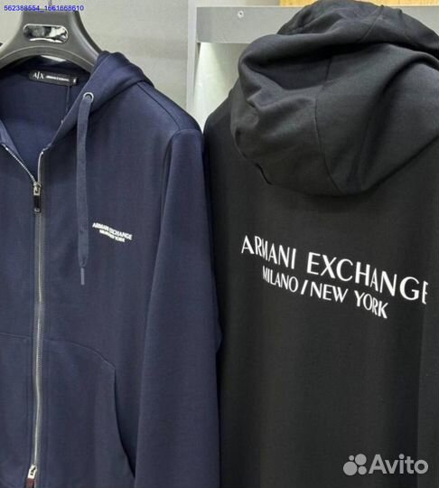 Зип худи Armani Exchange (лучшее качество) (Арт.39740)