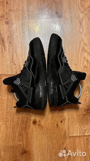 Кроссовки Nike air jordan 4 Retro GS Black Cat 202