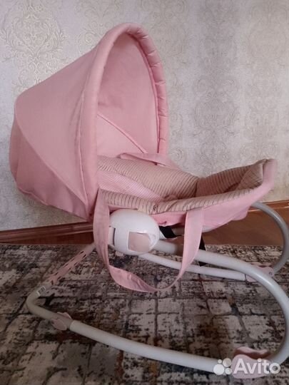Детские качели шезлонг для новорожденных