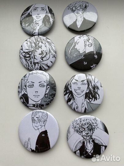 Аниме значки Токийские мстители