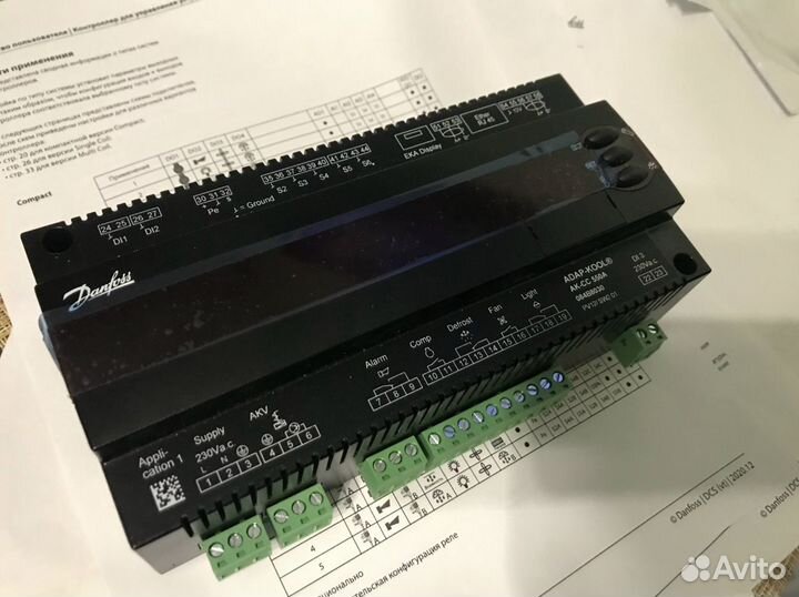 Danfoss Контроллер испарителя AK-CC 550A 084B8030