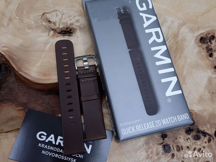 Кожаный ремешок Garmin Quick Release 20mm ориг