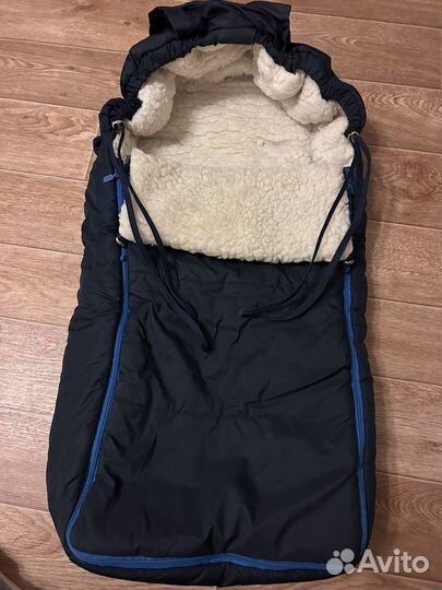 Конверт в коляску зимний шерсть