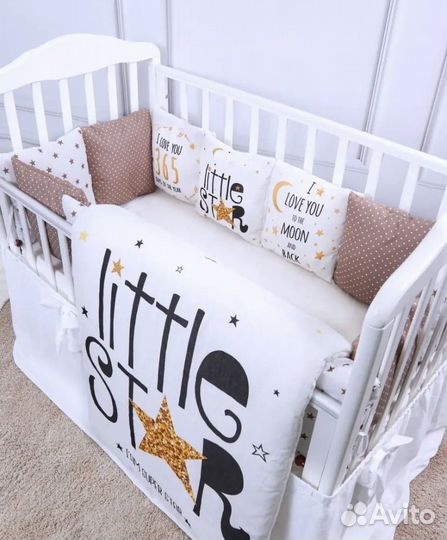 Бортики в детскую кроватку бу