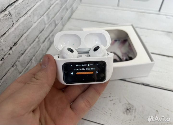 Беспроводные наушники airpods 3 с дисплеем