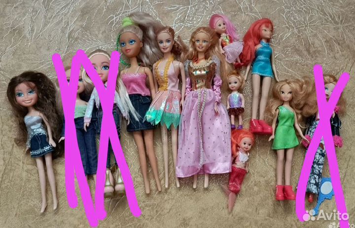 Куклы Барби, Винкс, Братц аксессуары одежда