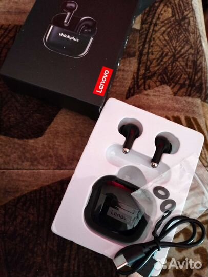 Беспроводные наушники леново