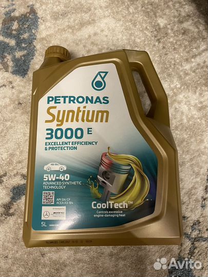 Моторное масло petronas Syntium 3000 E 5W-40 5L