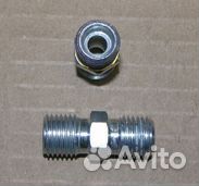 Штуцер М14*1,5*М14*1,5 проходной трубка д.8*8 труб