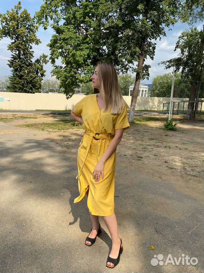 Летнее платье 46
