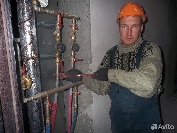 Сантехник. Замена труб, батарей (радиаторов) отопл