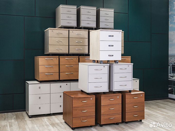 Тумба офисная на колесах