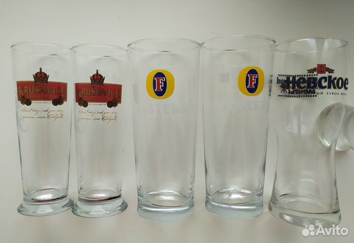 Пивные кружки, бокалы, пепельницы