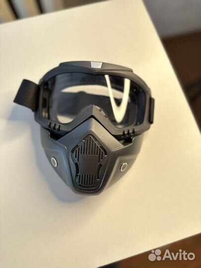 Очки с защитой лица для эндуро