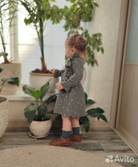 Муслиновое платье для девочки