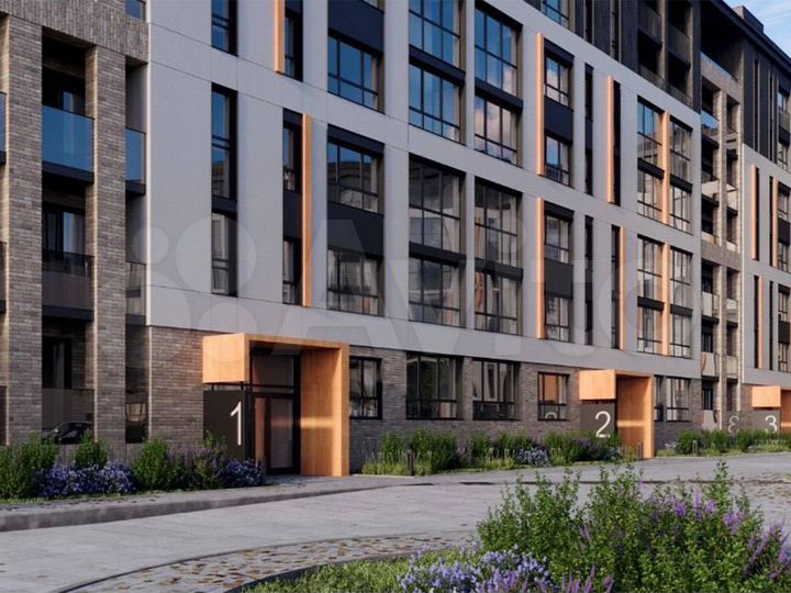 2-к. квартира, 55,1 м², 6/7 эт.