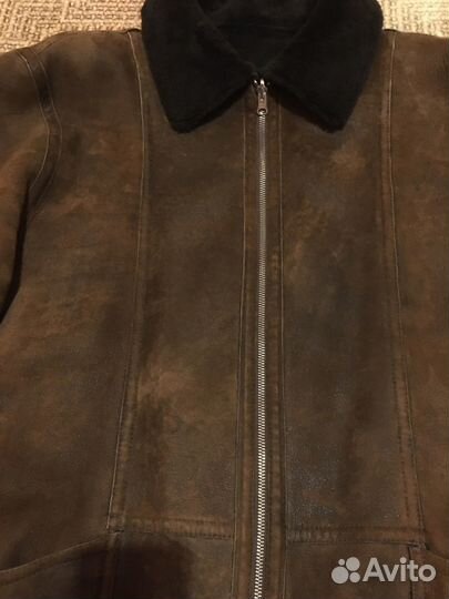 Дубленка натуральная мужская 54 56