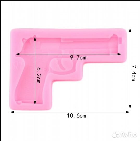 Пистолет силиконовая форма для кекса