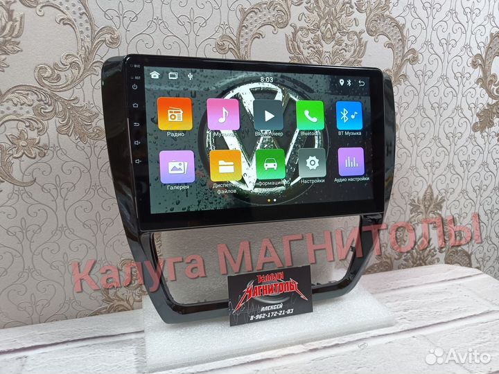 Магнитола Volkswagen Jetta 6 android новая