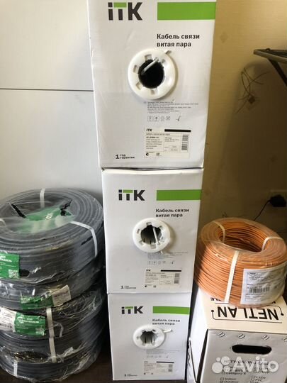 Кабель витая пара utp 5e медь внутренний и внешний