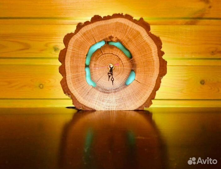 Настенные часы из дерева