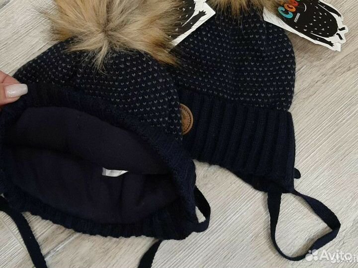 Шапка для двойняшек 46 48