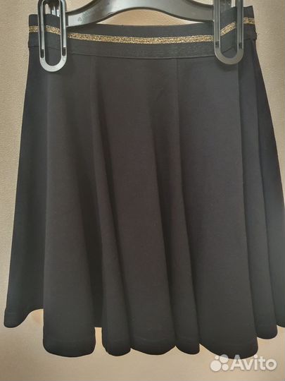 Юбка Маленькая леди темно синяя 134