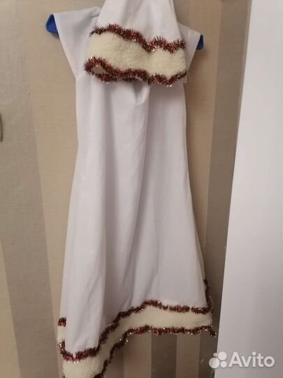 Костюм снегурочки взрослый