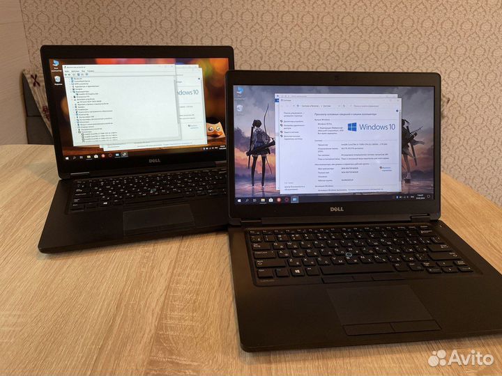 Мощные ноутбуки Dell i5-7/16gb/SSD-диск/FullHD-экр