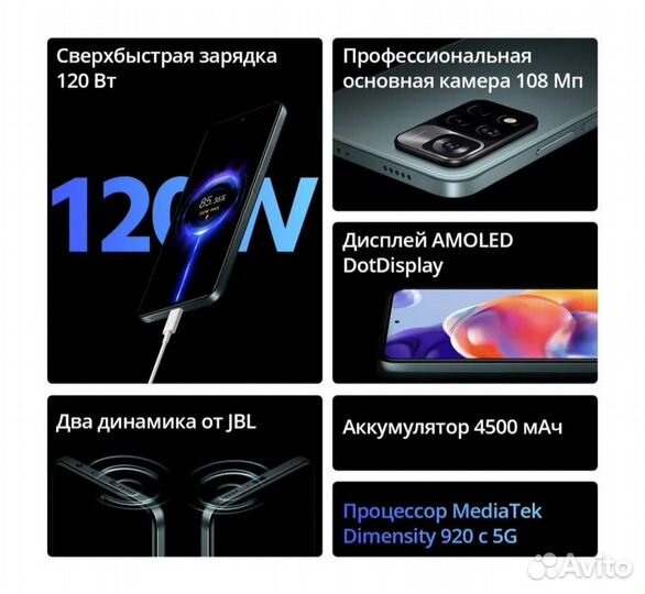 Xiaomi Redmi Note 11 pro plus 5g 8/256.Новый