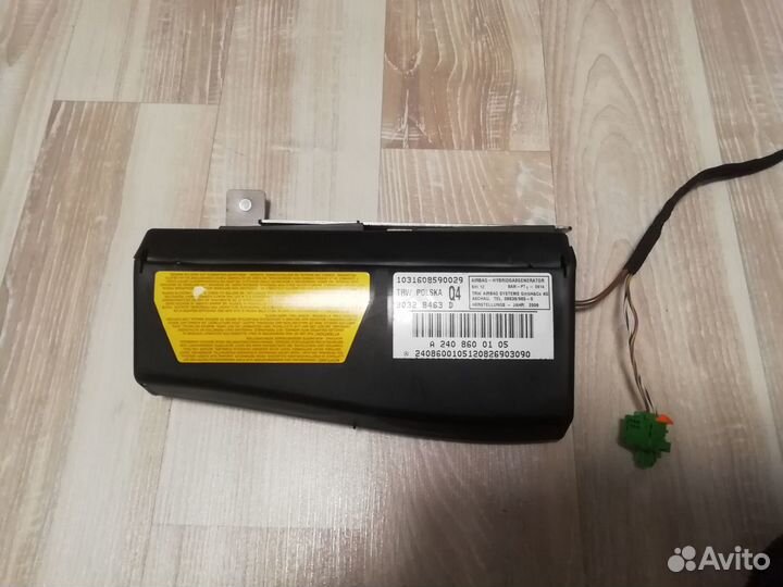 Подушка безопасности Recaro Ergomed, Mybach W240