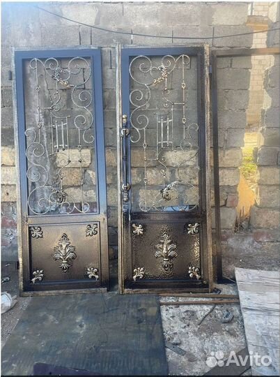 Ворота художественная ковка