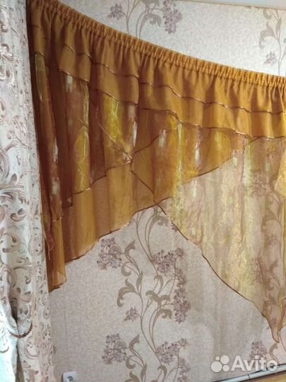 Шторы ламбрекен на кухню