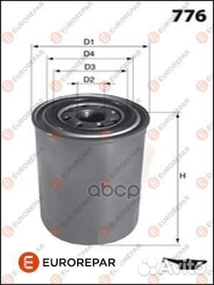 Фильтр масляный 'E149160 eurorepar