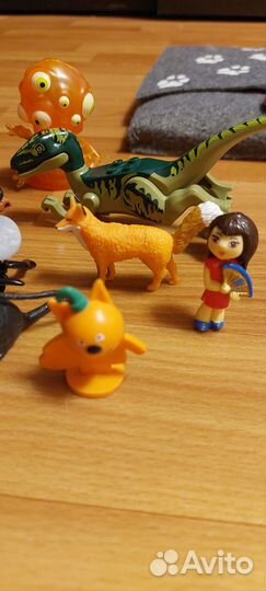 Пальчиковые игрушки +набор игрушек (животные)