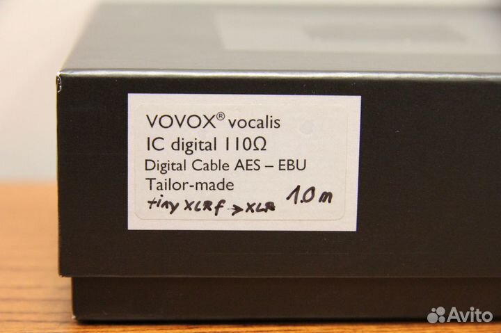 Кабель цифровой Vovox Vocalis Tiny-XLR-110 Ohm
