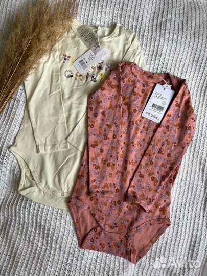 Новые боди для девочки из Европы 92/98 рост