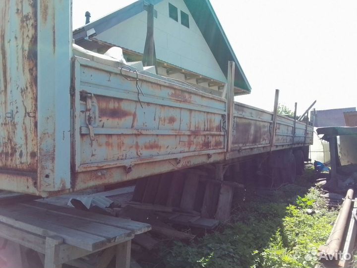 Полуприцеп бортовой МАЗ 938662, 1998