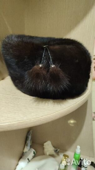 Шапка норковая женская