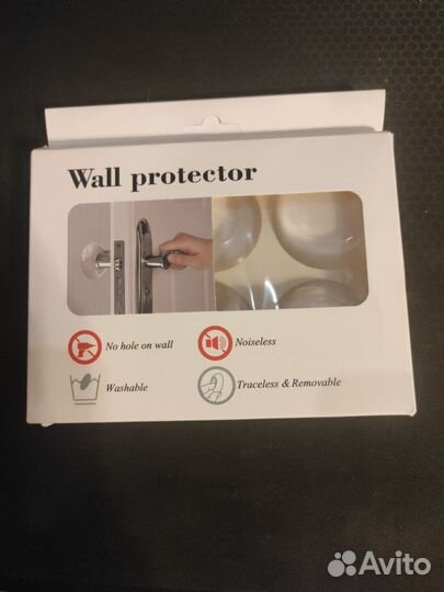 Защитный стопор для дверной ручки силиконовый