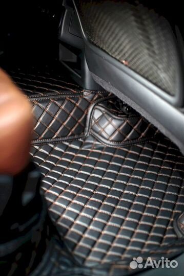 3D коврики из экокожи Audi