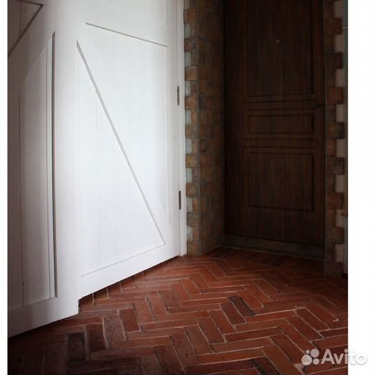 Керамическая плитка напольная из старого кирпича