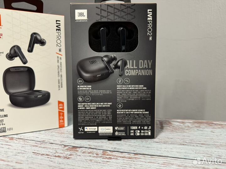 JBL Live Pro 2 TWS Black Наушники