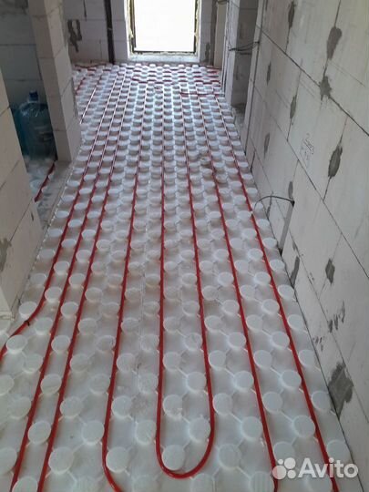 Теплый пол под ключ в частном доме