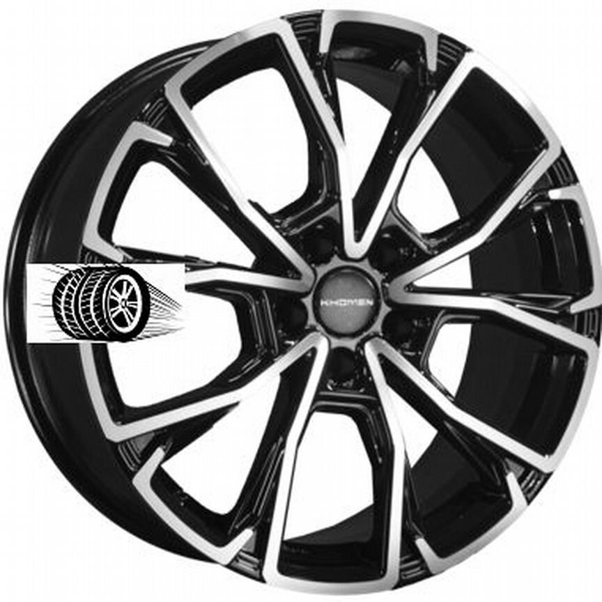Литые диски Khomen Wheels 7.5×R19 5×114.3