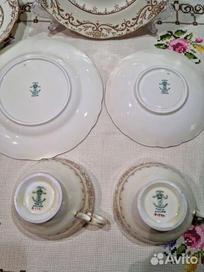 Фарфор Англия винтаж трио