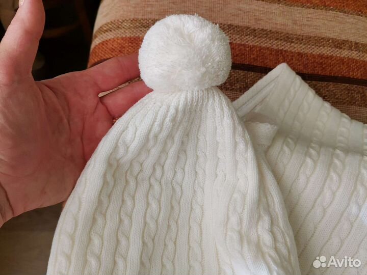 Набор шапка шарф женский