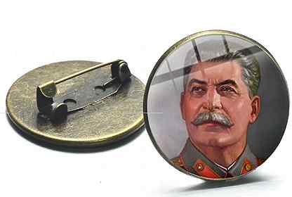 Значки с изображением сталина