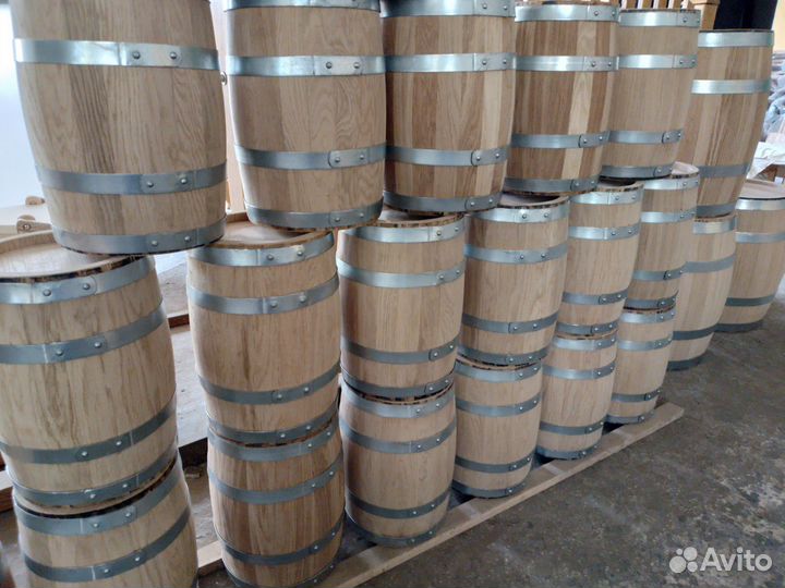 Бочки и кадки дубовые