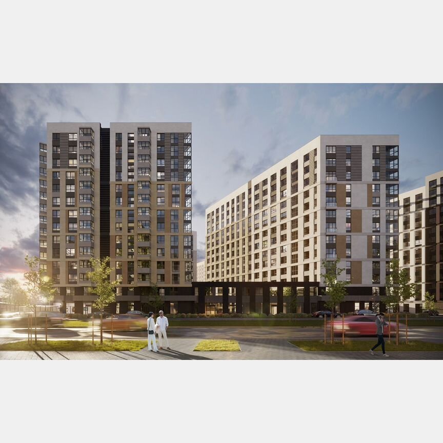 2-к. квартира, 84,1 м², 10/14 эт.